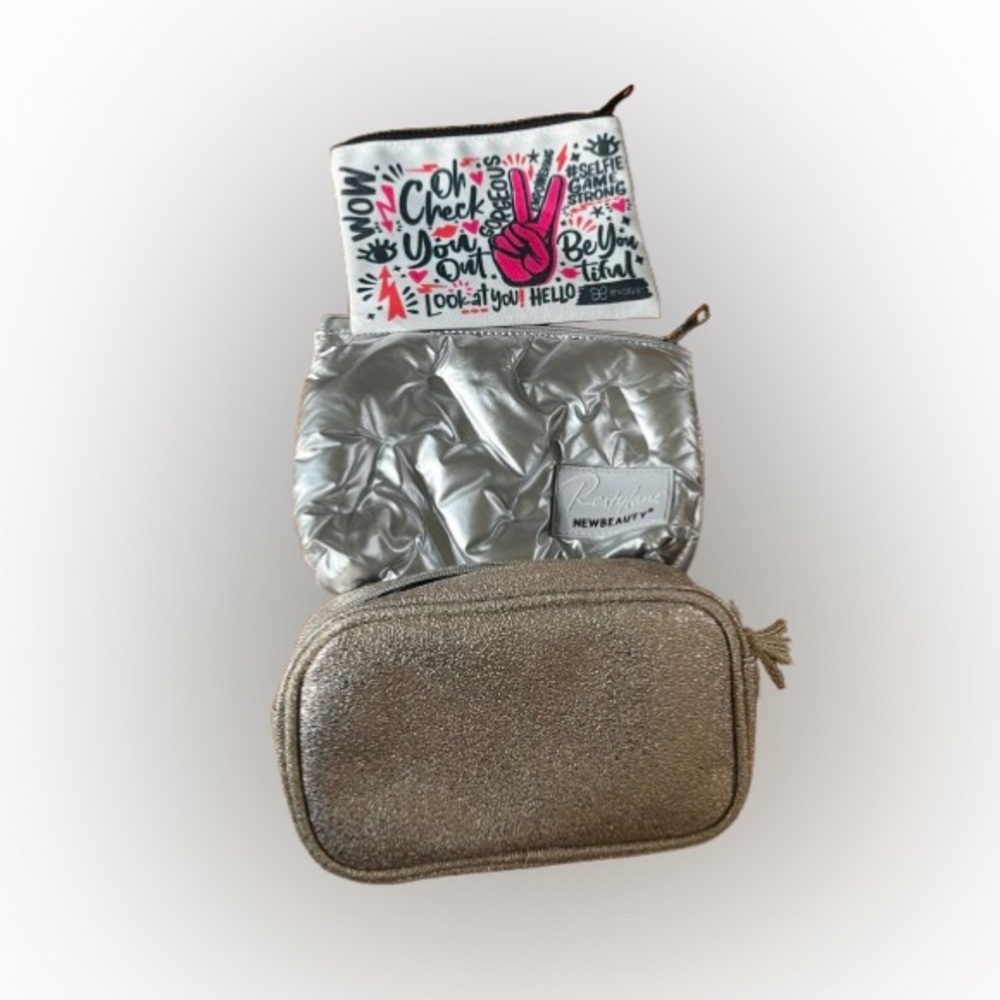 Lot of (3) Cosmetic/Skincare Bags